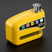 Bicycle Alarm Disc Brake Electric Lock with Keys Motorcycle Alarm Brake Rotor Padlock Aluminum Alloy Motorcycle Bike Accessories