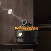 Volcanic Crack Light Cannons Humidifier Essential Oil Diffuser with Timer Cannon Blast Aroma Humidifier Aromatherapy Diffuser