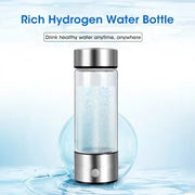 Hydrogen-Rich Water Cup Electric Hydrogen Rich Water Generator Bottle Titanium Quality Filter Portable Antioxidant Lonizer 420Ml