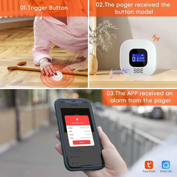 Smart Home Security-Protection Tuya Home Security Alarm Smart Life App Burglar Alarm Siren