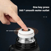 600-1000Ml Portable Thermos Coffee Vacuum Flask Outdoor Travel Thermal Cup Leakproof Thermos Bottle Cold and Hot Water Bottle