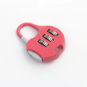 Combination Lock Small Padlock Luggage Backpack Zipper Lock Gym Dormitory Cabinet Combination Lock Mini Padlock Head