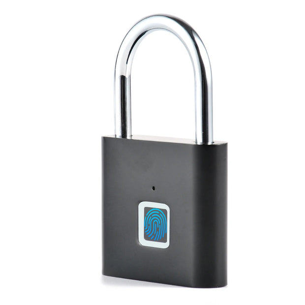 O10 Smart Fingerprint Padlock Waterproof Biometric Fingerprint Keyless Door Lock USB Rechargeable Security Padlock House Unlock