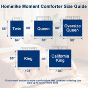 Twin Comforter Duvet Insert - Purple down Alternative Bed Comforter Twin Size, Lightweight Bedding Comforters Quilted Soft All Season Reversible Plum/Light Purple