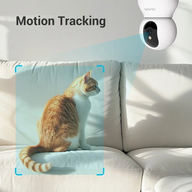 2 Pcs Blurams Indoor Security Camera 2K, Home Security Camera for Dog/Elder, Security Camera with One-Touch Call Update A31S-2Pc