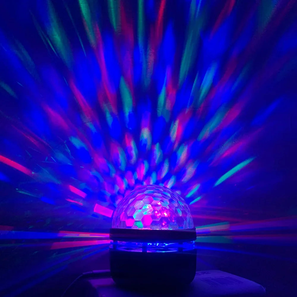 Galaxy LED Night Lights Bedroom Decor for Kids Projection Light Colorful Starry Sky Projector Light Rotating Magic Ball RGB Moon