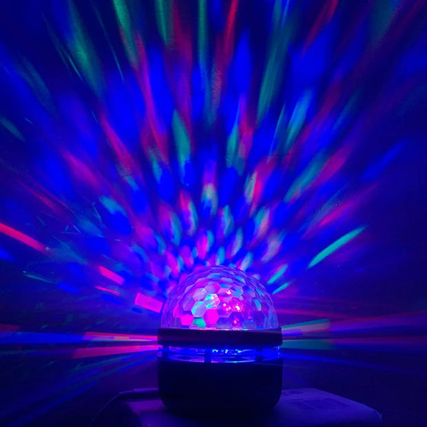 Galaxy LED Night Lights Bedroom Decor for Kids Projection Light Colorful Starry Sky Projector Light Rotating Magic Ball RGB Moon