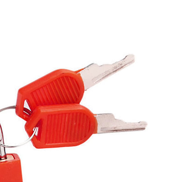 8Pcs Baggage Lock with 2 Keys Colorful Travel Anti-Theft Lock Zinc Alloy Travel Suitcase Padlock Lock for Home School Gym Office