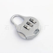 Combination Lock Small Padlock Luggage Backpack Zipper Lock Gym Dormitory Cabinet Combination Lock Mini Padlock Head