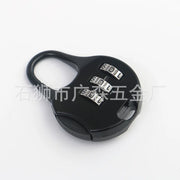 Combination Lock Small Padlock Luggage Backpack Zipper Lock Gym Dormitory Cabinet Combination Lock Mini Padlock Head