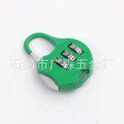 Combination Lock Small Padlock Luggage Backpack Zipper Lock Gym Dormitory Cabinet Combination Lock Mini Padlock Head