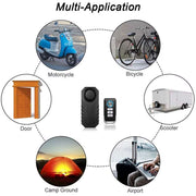 Rockbye Bicycle Alarm Security Lock with Wireless Remote Anti-Thief Bike Motorcycle Alarm Lock Outdoor Cycling Safety Device