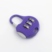 Combination Lock Small Padlock Luggage Backpack Zipper Lock Gym Dormitory Cabinet Combination Lock Mini Padlock Head