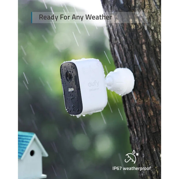 Eufycam 2C 2-Cam Kit, Security Camera Wireless Outdoor, Home Security System, Homekit Compatibility
