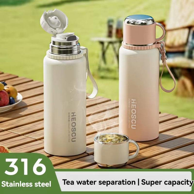 Thermos Water Bottle Insulated Bottles Vacuum Flasks Smart Bottles Stainless Steels Coffee Cups Thermos Flask Keep Hot and Cold