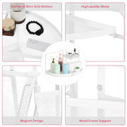 Cabinet Storage Rack, 2-Story Rotating Kitchen Countertop Storage Rack, Makeup Cabinet, Bathroom Countertop Storage Rack