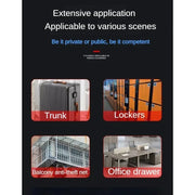 Intelligent Fingerprint Padlock, Outdoor Waterproof and Rust Proof Padlock, Intelligent Electronic Padlock Head