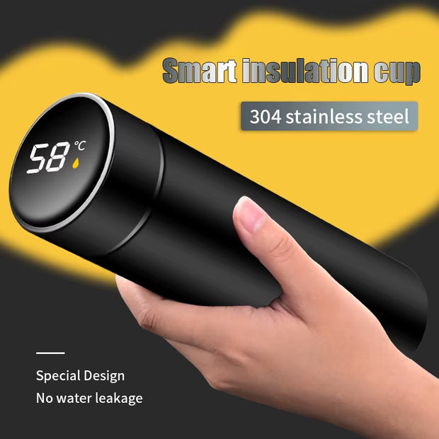 Smart Digital Thermos Water Bottle Stainless Steel Vacuum Flask Coffee Thermal Mug Insulated Water Bottle Tumbler Drinking Cup