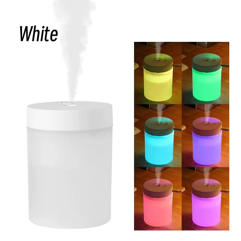 Silent Mini Humidifier 200Ml USB Air Humidifier Car Mist Diffuser Water Sprayer with Color LED Night Light for Office Bedroom