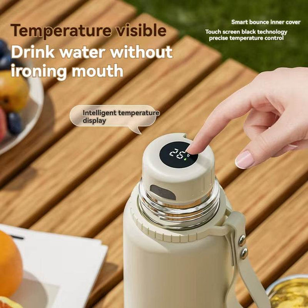 Thermos Water Bottle Insulated Bottles Vacuum Flasks Smart Bottles Stainless Steels Coffee Cups Thermos Flask Keep Hot and Cold