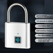 Intelligent Fingerprint Padlock, Outdoor Waterproof and Rust Proof Padlock, Intelligent Electronic Padlock Head