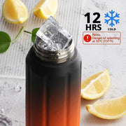 Double Wall Thermos, Sports Bottle, 600Ml, 18/10 Stainless Steel, Vacuum Flask, Insulated Tumbler, Leak Proof ,Customize