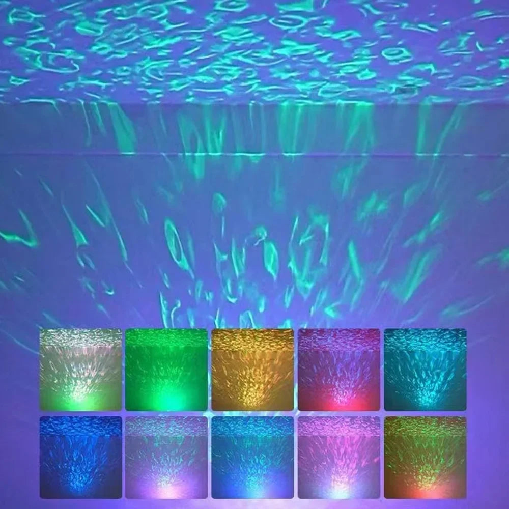 Galaxy LED Night Lights Bedroom Decor for Kids Projection Light Colorful Starry Sky Projector Light Rotating Magic Ball RGB Moon