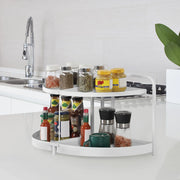 Cabinet Storage Rack, 2-Story Rotating Kitchen Countertop Storage Rack, Makeup Cabinet, Bathroom Countertop Storage Rack