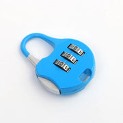 Combination Lock Small Padlock Luggage Backpack Zipper Lock Gym Dormitory Cabinet Combination Lock Mini Padlock Head