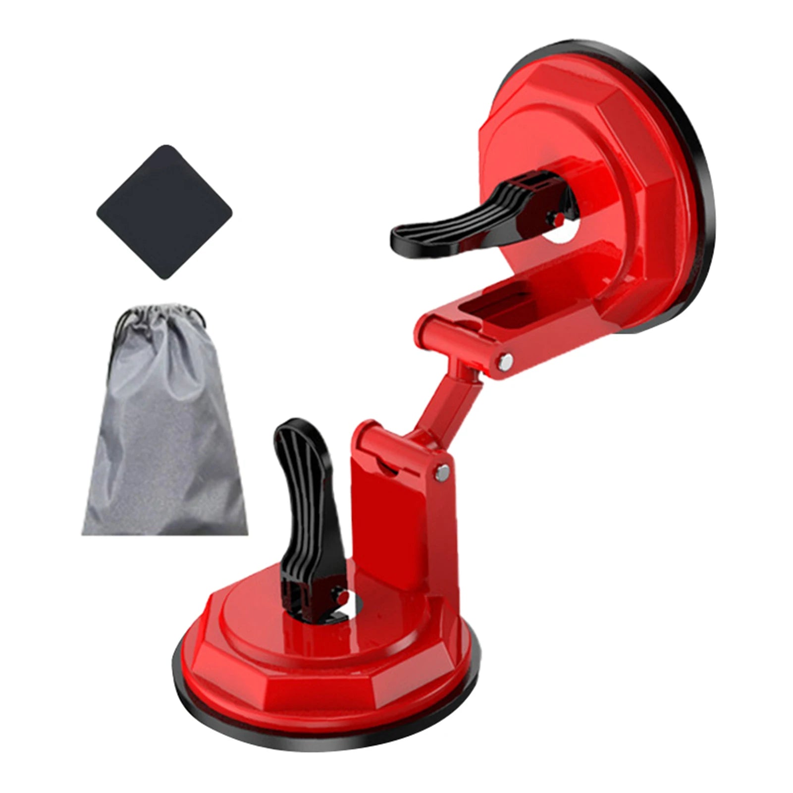 Portable Alarm Door Stopper with Suction Cup Lock - Self-Defense Security Device for Theft Prevention