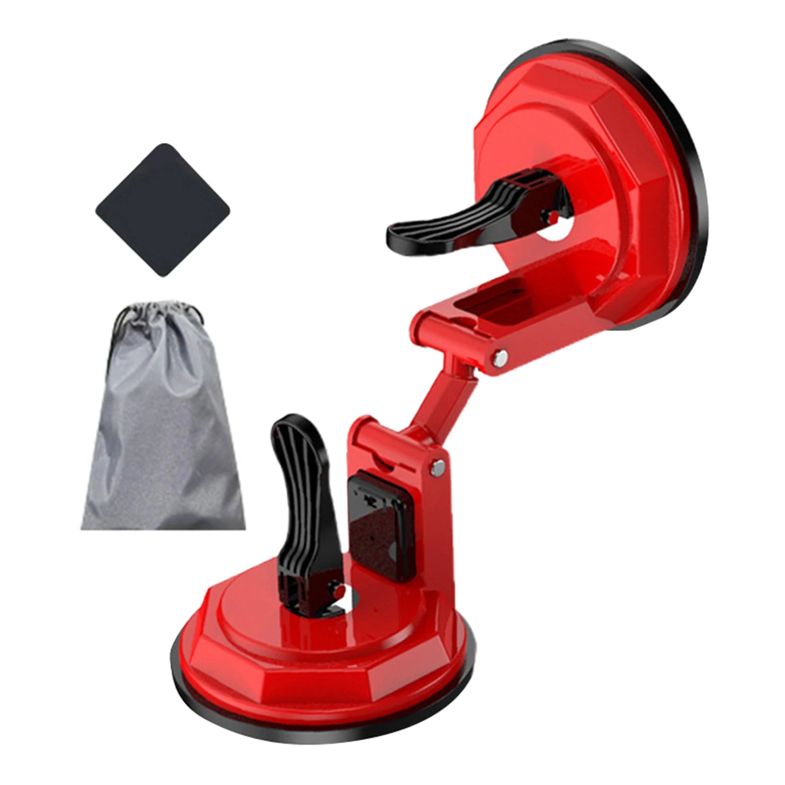 Portable Alarm Door Stopper with Suction Cup Lock - Self-Defense Security Device for Theft Prevention