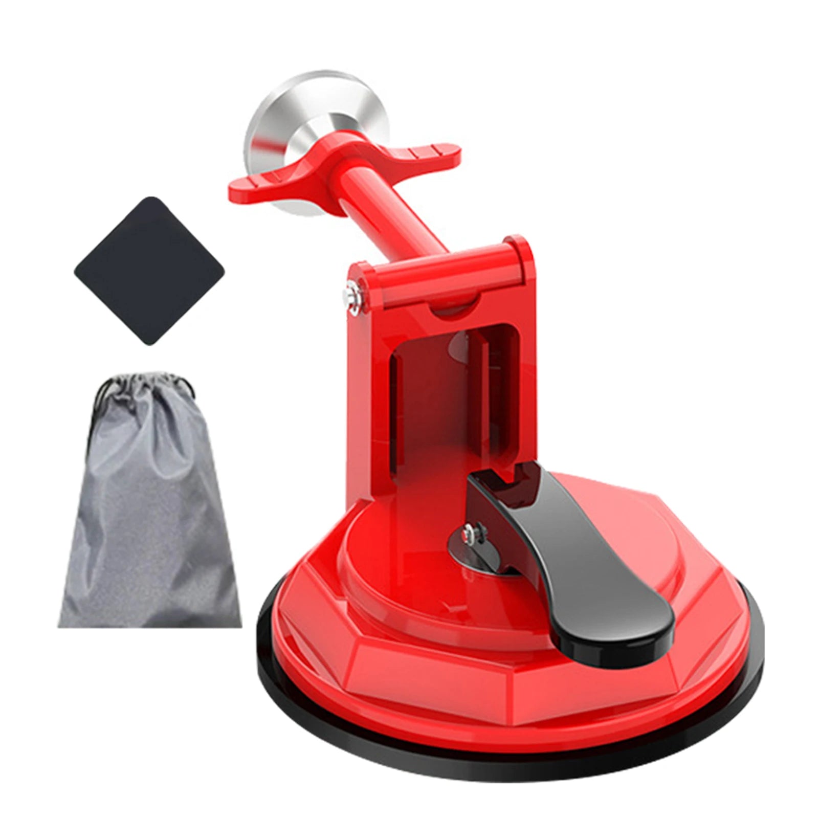 Portable Alarm Door Stopper with Suction Cup Lock - Self-Defense Security Device for Theft Prevention