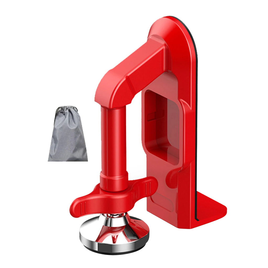 Portable Alarm Door Stopper with Suction Cup Lock - Self-Defense Security Device for Theft Prevention