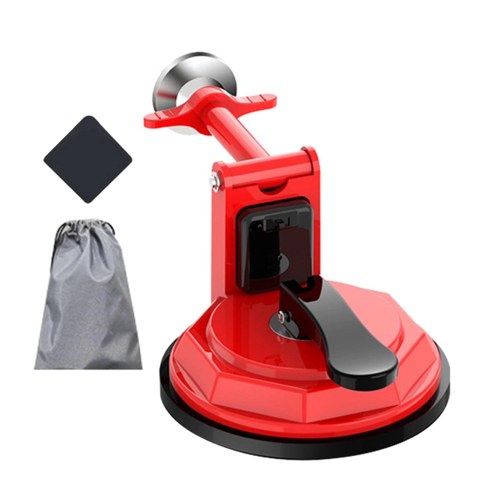 Portable Alarm Door Stopper with Suction Cup Lock - Self-Defense Security Device for Theft Prevention
