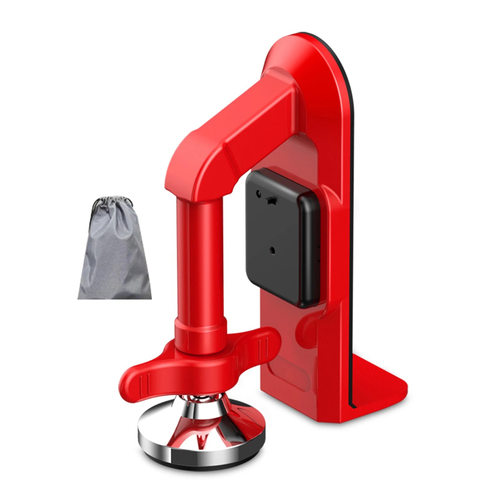Portable Alarm Door Stopper with Suction Cup Lock - Self-Defense Security Device for Theft Prevention