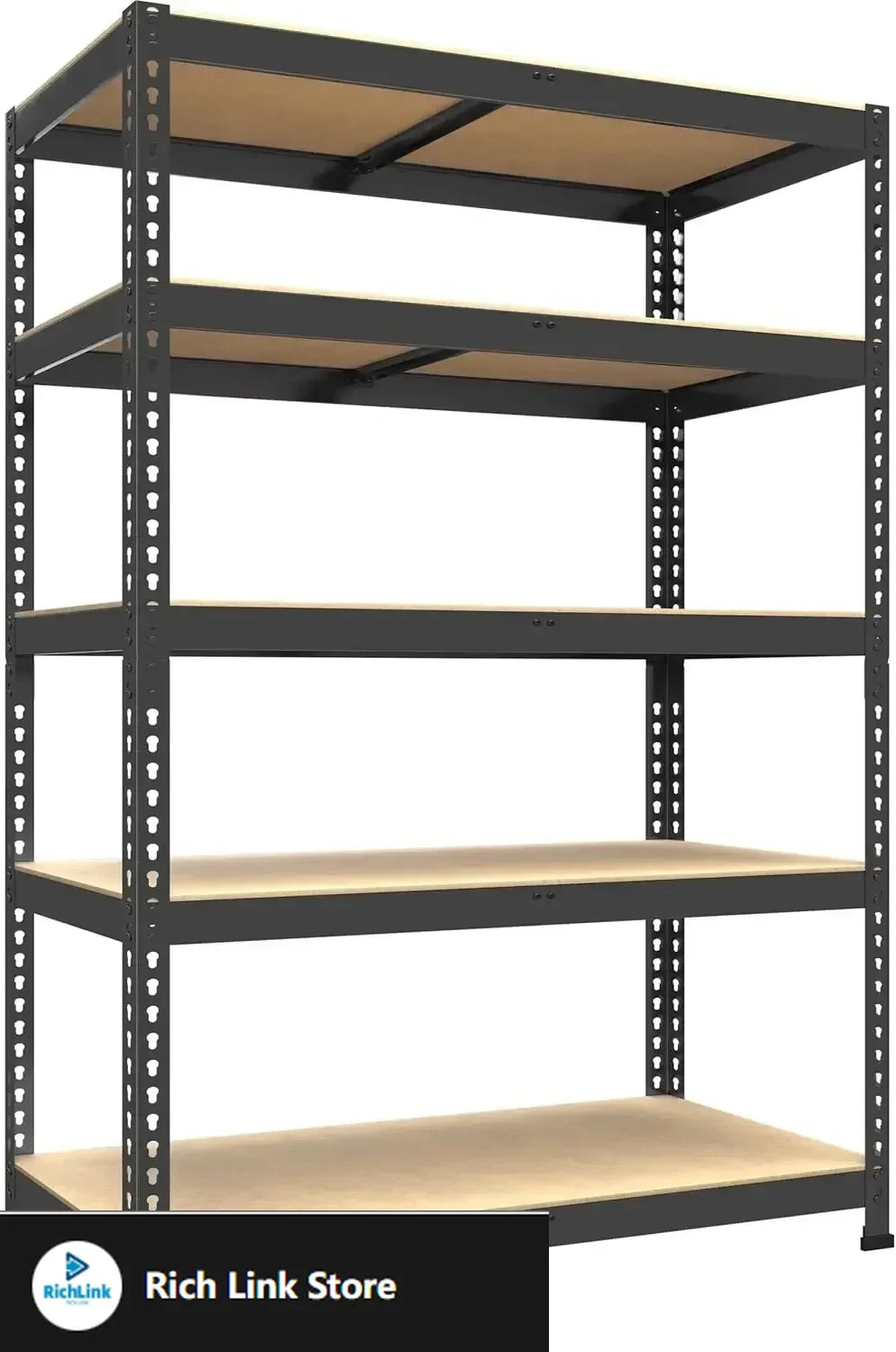 Heavy Duty Storage Shelves Adjustable Garage Storage Shelving, Metal Storage Utility Rack Shelf Unit