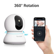 2 Pcs Blurams Indoor Security Camera 2K, Home Security Camera for Dog/Elder, Security Camera with One-Touch Call Update A31S-2Pc