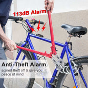 Rockbye Bicycle Alarm Security Lock with Wireless Remote Anti-Thief Bike Motorcycle Alarm Lock Outdoor Cycling Safety Device