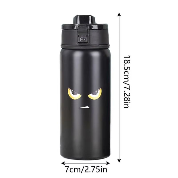 Vacuum Water Bottles 550Ml Insulated Bottle Vacuum Flask 3D Engraving Tea and Coffee Drinkware Indoor Outdoor Beverage Container