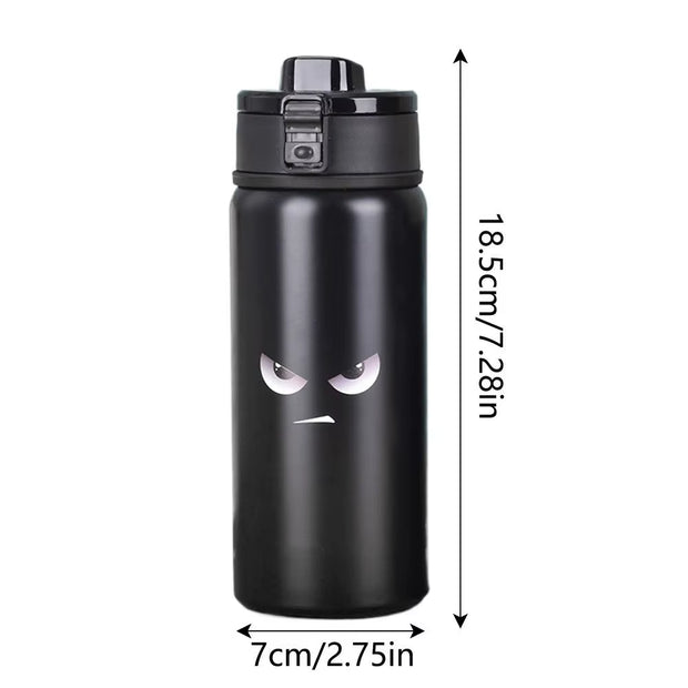 Vacuum Water Bottles 550Ml Insulated Bottle Vacuum Flask 3D Engraving Tea and Coffee Drinkware Indoor Outdoor Beverage Container