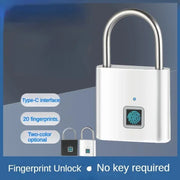 Intelligent Fingerprint Padlock, Outdoor Waterproof and Rust Proof Padlock, Intelligent Electronic Padlock Head