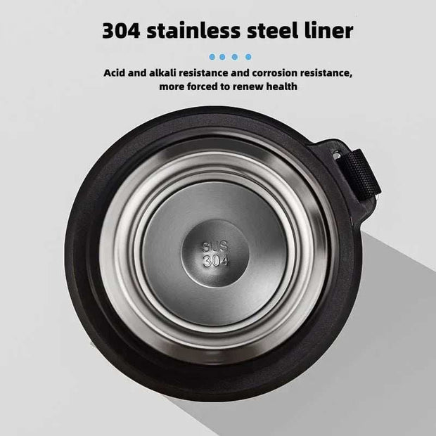 600-1000Ml Portable Thermos Coffee Vacuum Flask Outdoor Travel Thermal Cup Leakproof Thermos Bottle Cold and Hot Water Bottle