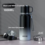 1.5L Thermos Water Bottle Stainless Steels Vacuum Flask Hot Coffee Tea Water Heat Preservation Bottles Cold Tumbler Drinkware