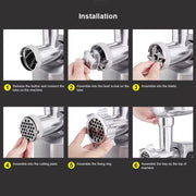 Heavy Duty 3000W Max Powerful Electric Meat Grinder Home Sausage Stuffer Meat Mincer Food Processor