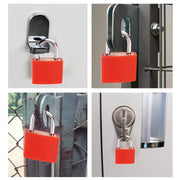 8Pcs Baggage Lock with 2 Keys Colorful Travel Anti-Theft Lock Zinc Alloy Travel Suitcase Padlock Lock for Home School Gym Office