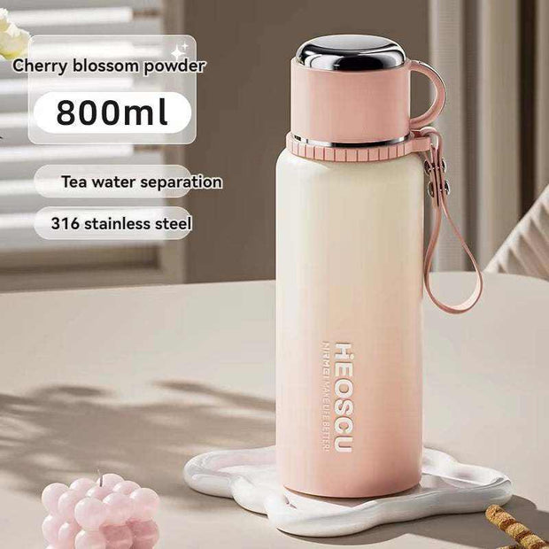 Thermos Water Bottle Insulated Bottles Vacuum Flasks Smart Bottles Stainless Steels Coffee Cups Thermos Flask Keep Hot and Cold