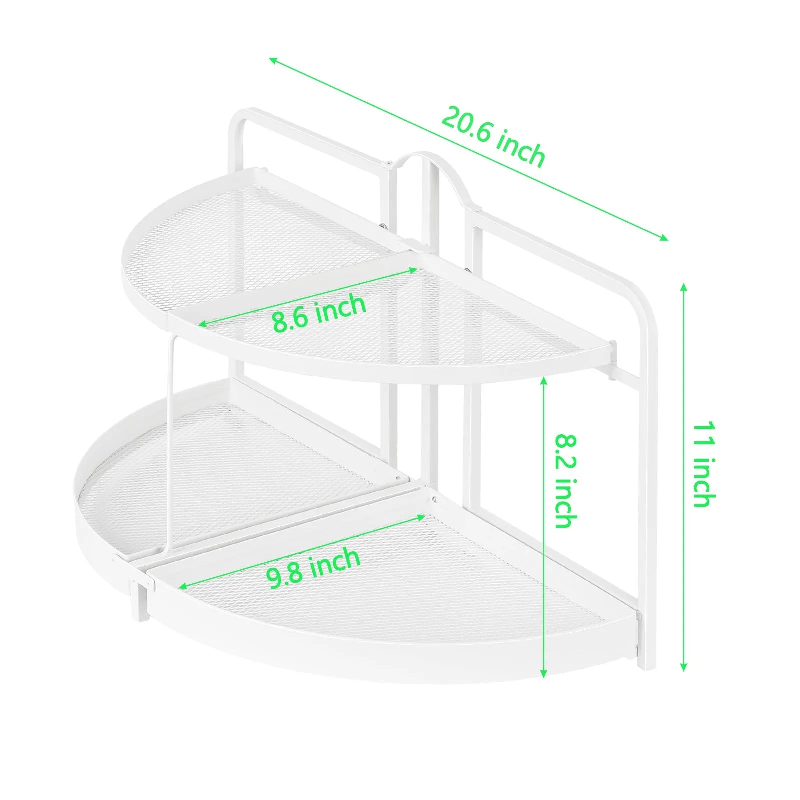 Cabinet Storage Rack, 2-Story Rotating Kitchen Countertop Storage Rack, Makeup Cabinet, Bathroom Countertop Storage Rack